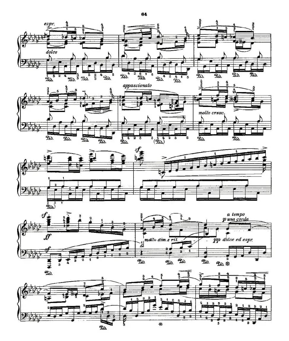 肖邦《练习曲》Fr.Chopin Op.10 No5-5