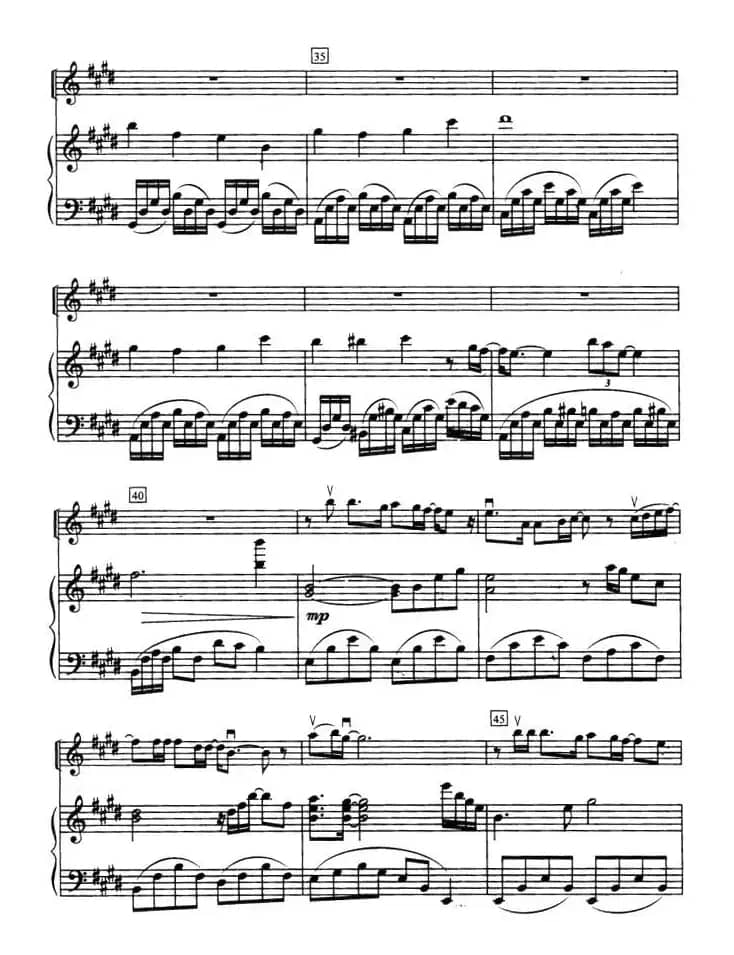 第三滴眼泪（小提琴+钢琴伴奏）