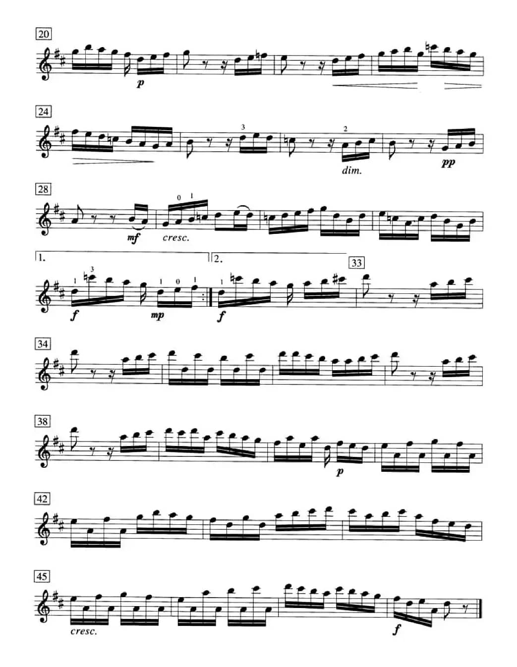 Moto Perpetuo （加拿大小提琴考级·第四级）