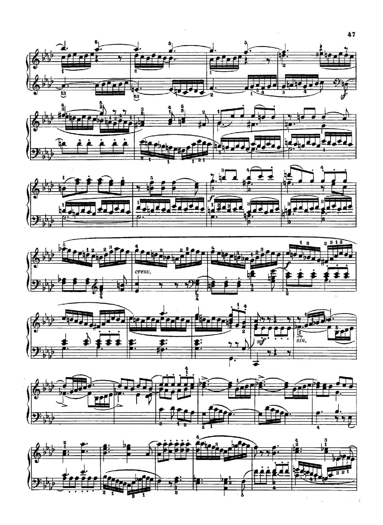 6 Preludes and Fugues Op.35（6首前奏曲与赋格·5）