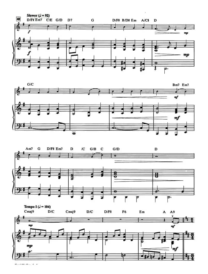 CAROL MEDLEY（钢琴伴奏谱）