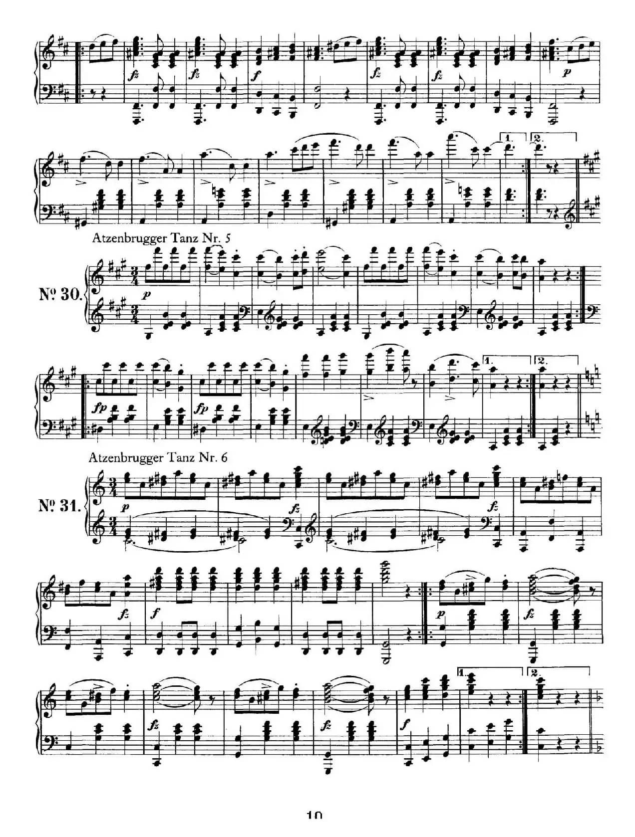 36 Original Dances D.365 Op.9（36首原创舞曲集）