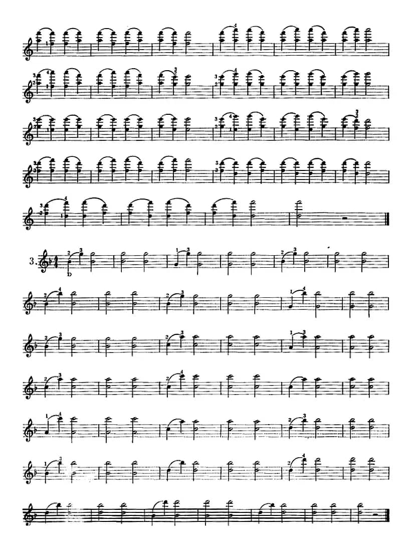 小提琴双弦十度初步练习