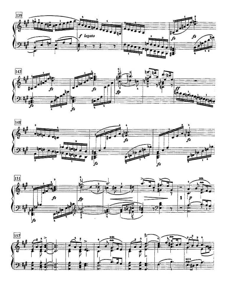 钢琴教程第八级 大型乐曲（A大调奏鸣曲 Op.120 第三乐章）