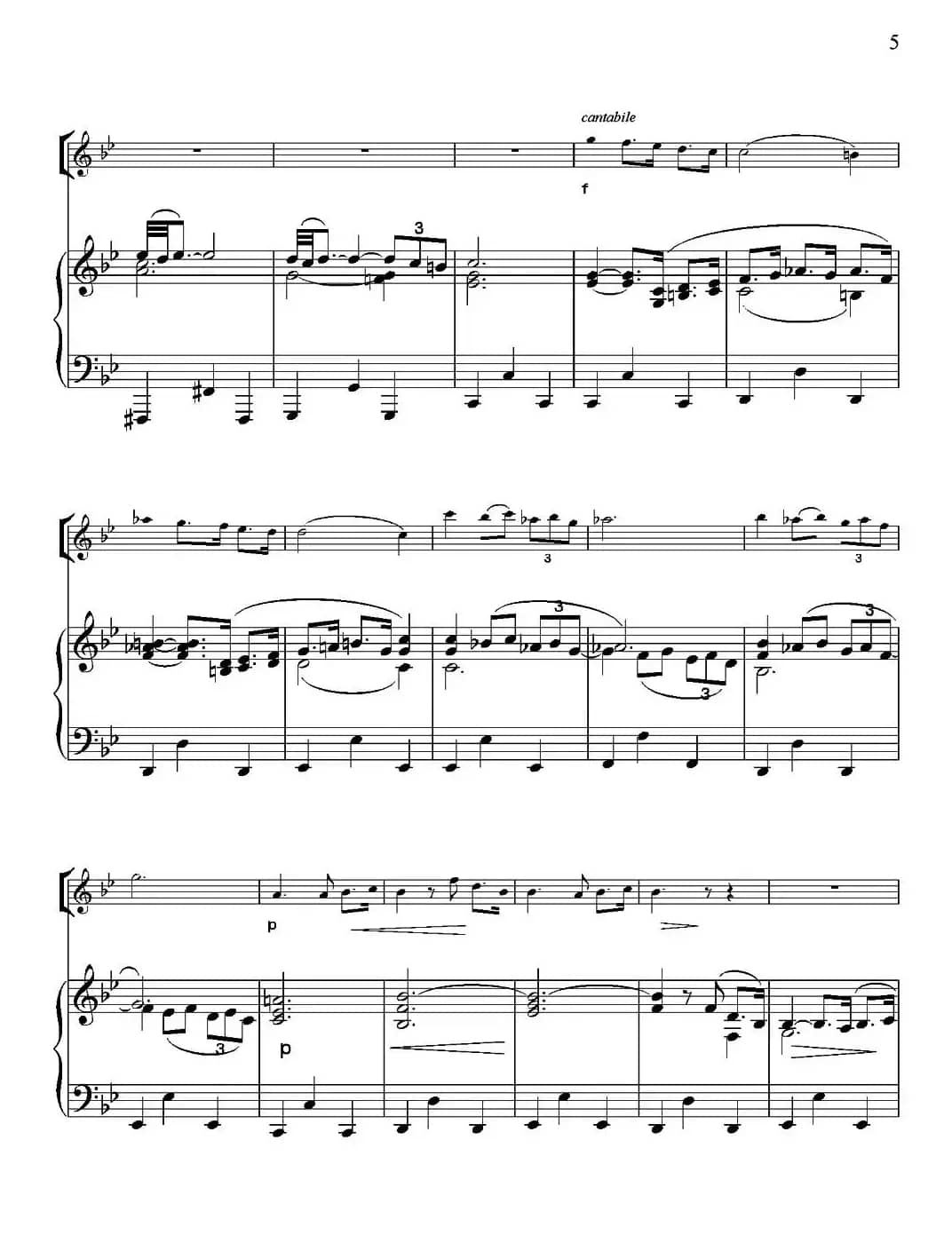 Adagio for Strings & Organ（柔板）（小提琴+钢琴伴奏）