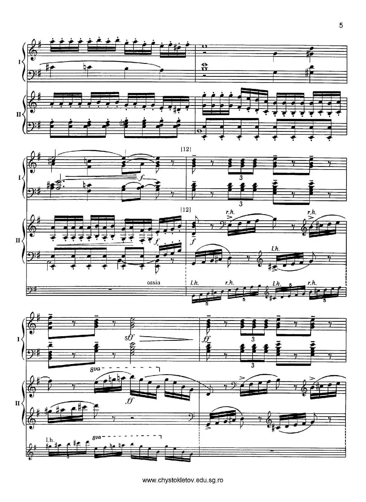 Nutcracker Op.71 芭蕾舞剧《胡桃夹子》（改编双钢琴版·第二部分）