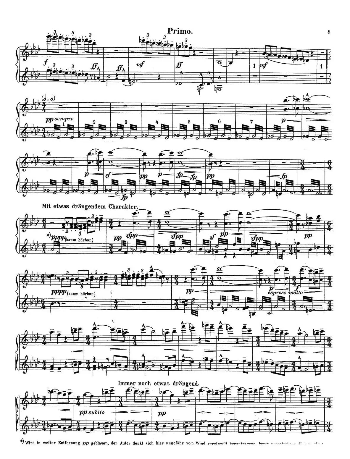 c小调第二交响曲“复活”（Ⅴ）（改编四手联弹版）