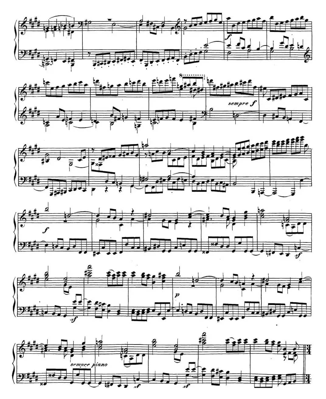 贝多芬钢琴奏鸣曲30 E大调 Op.109 E major