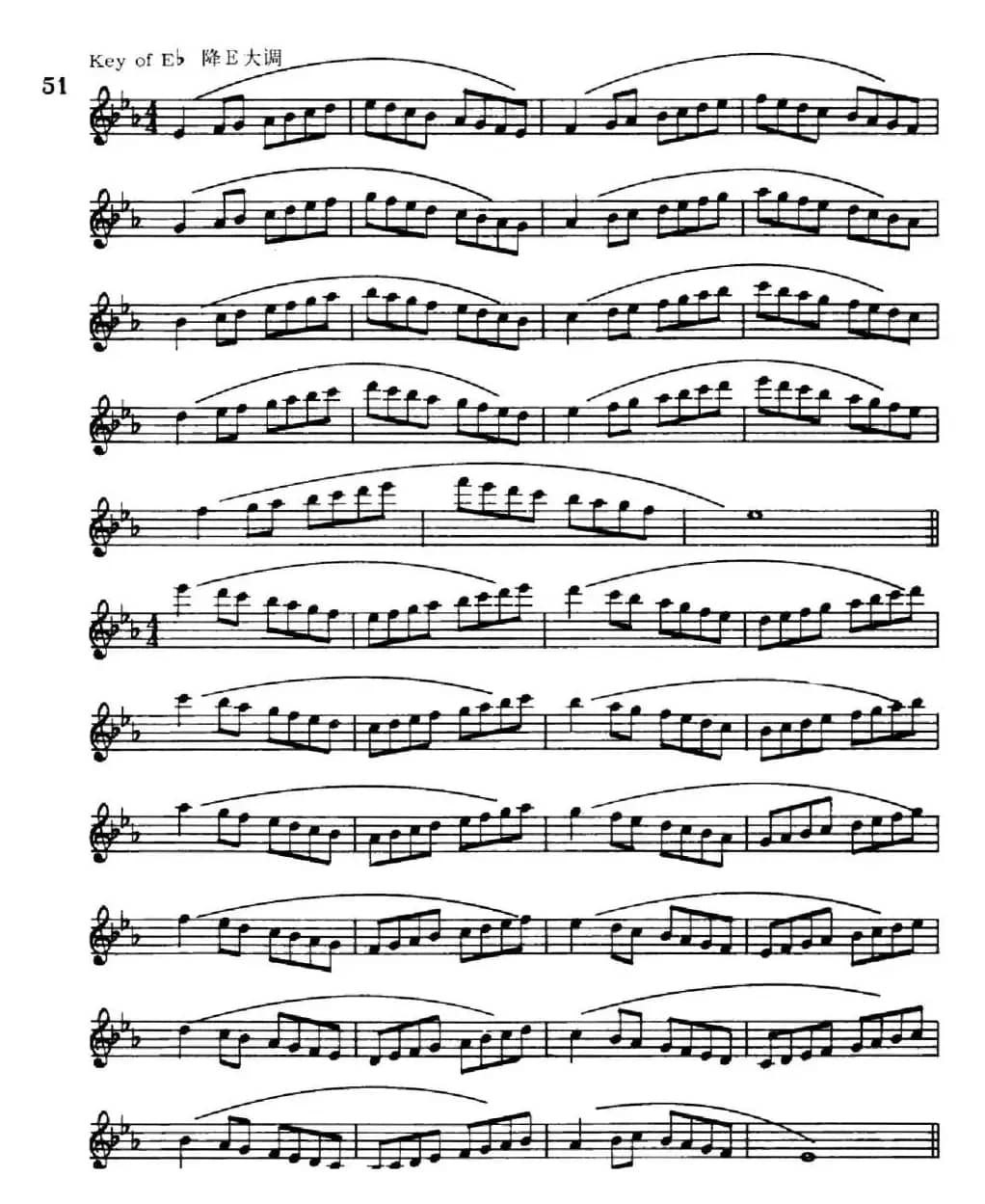 萨克斯演奏教程第一节（大调音阶-守调变奏P41—55）