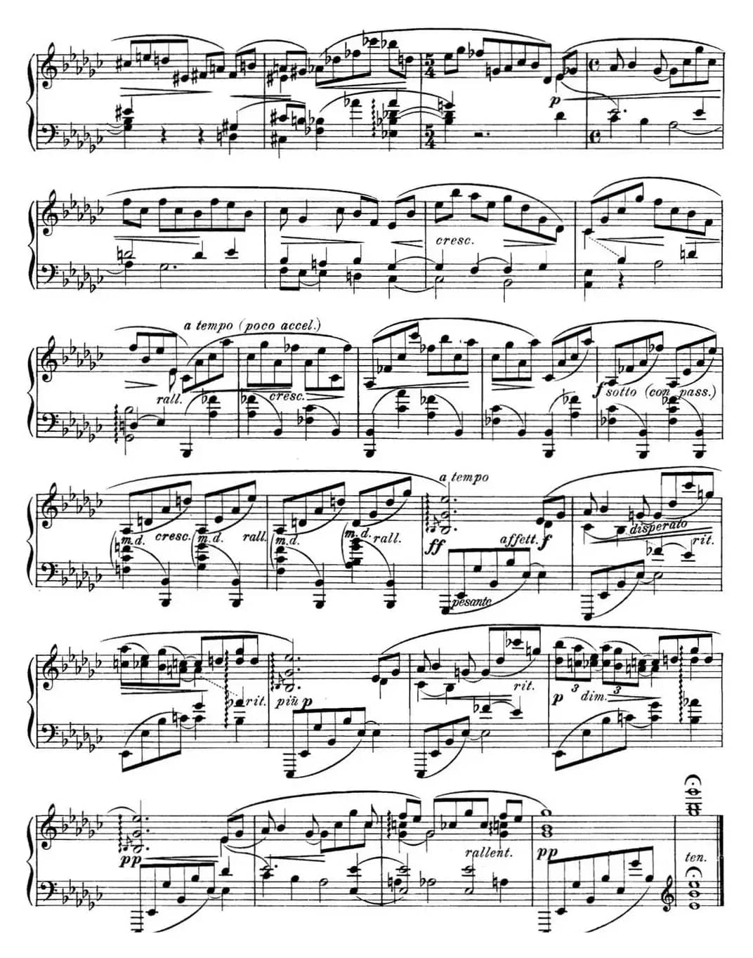 希曼诺夫斯基 9首钢琴前奏曲 Op.1 No.8