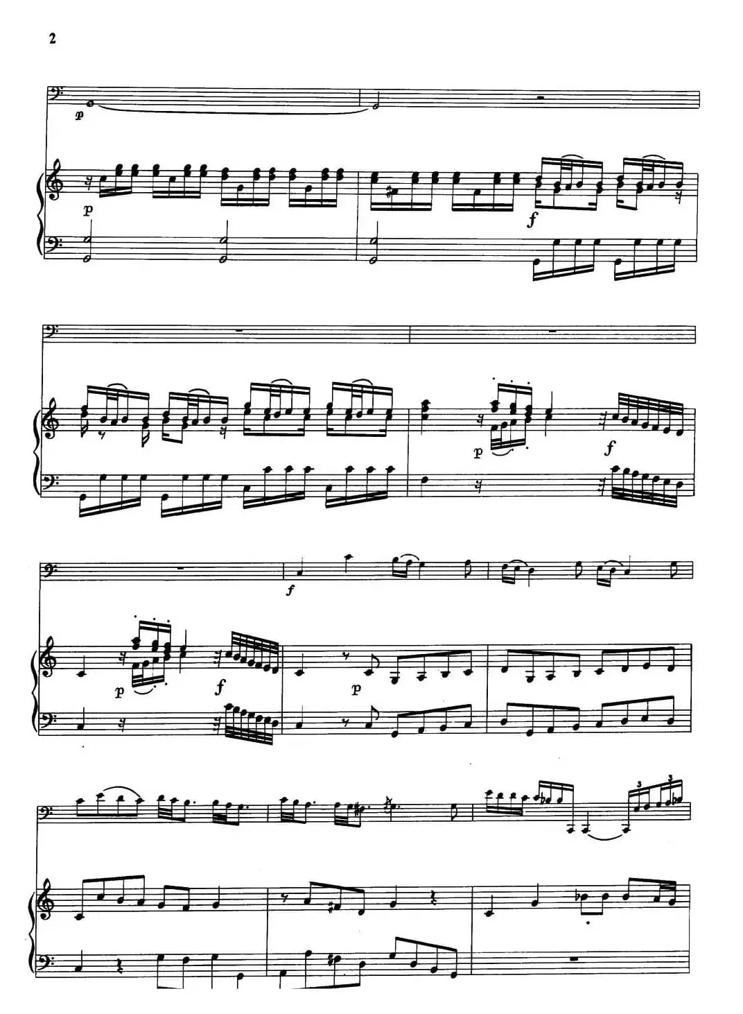 C大调协奏曲（大管+钢琴伴奏）