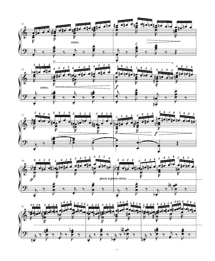 肖邦练习曲十之二