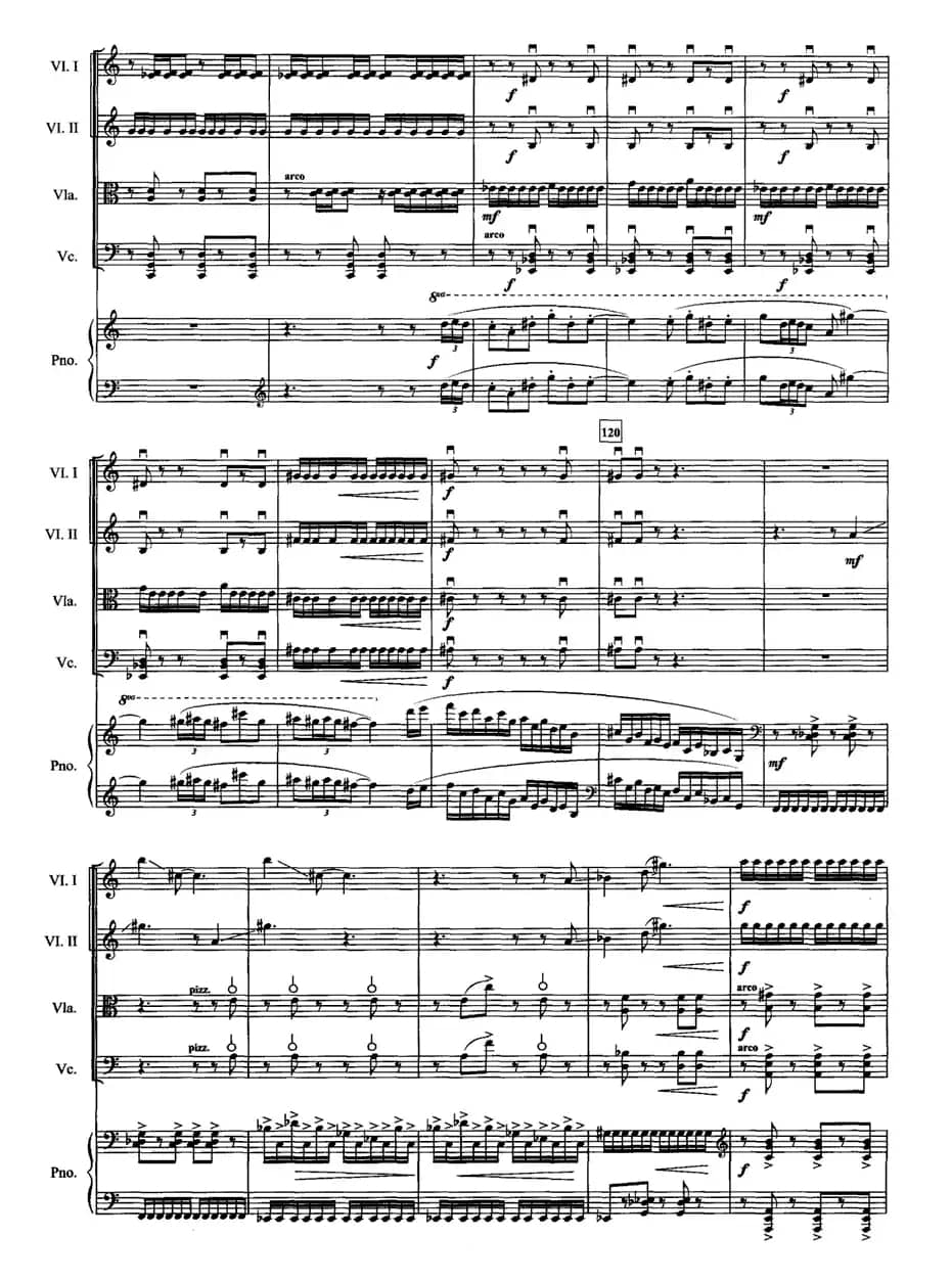 瑶山风（钢琴弦乐五重奏）