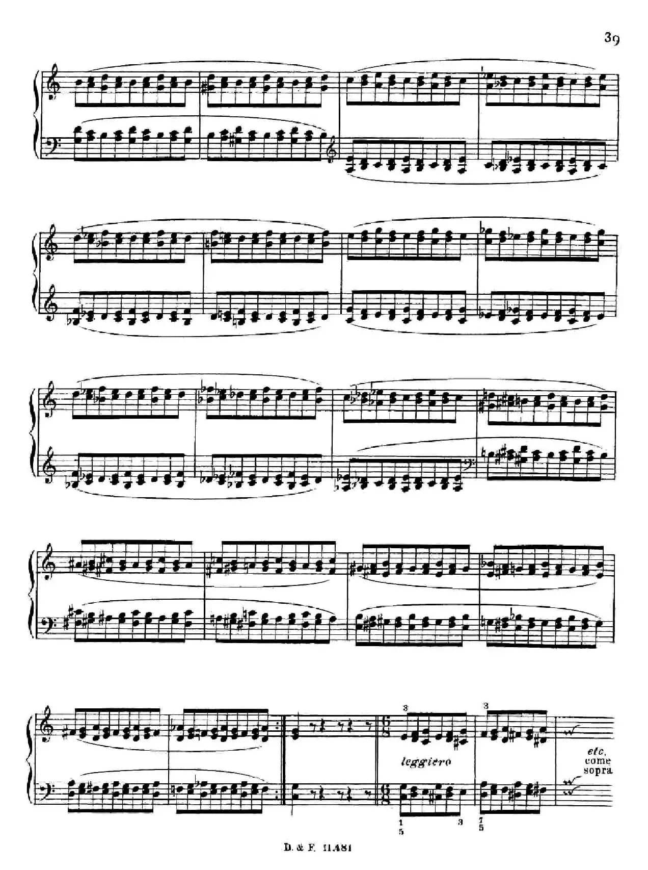 51 Exercises, WoO 6(51首钢琴练习 26—30)