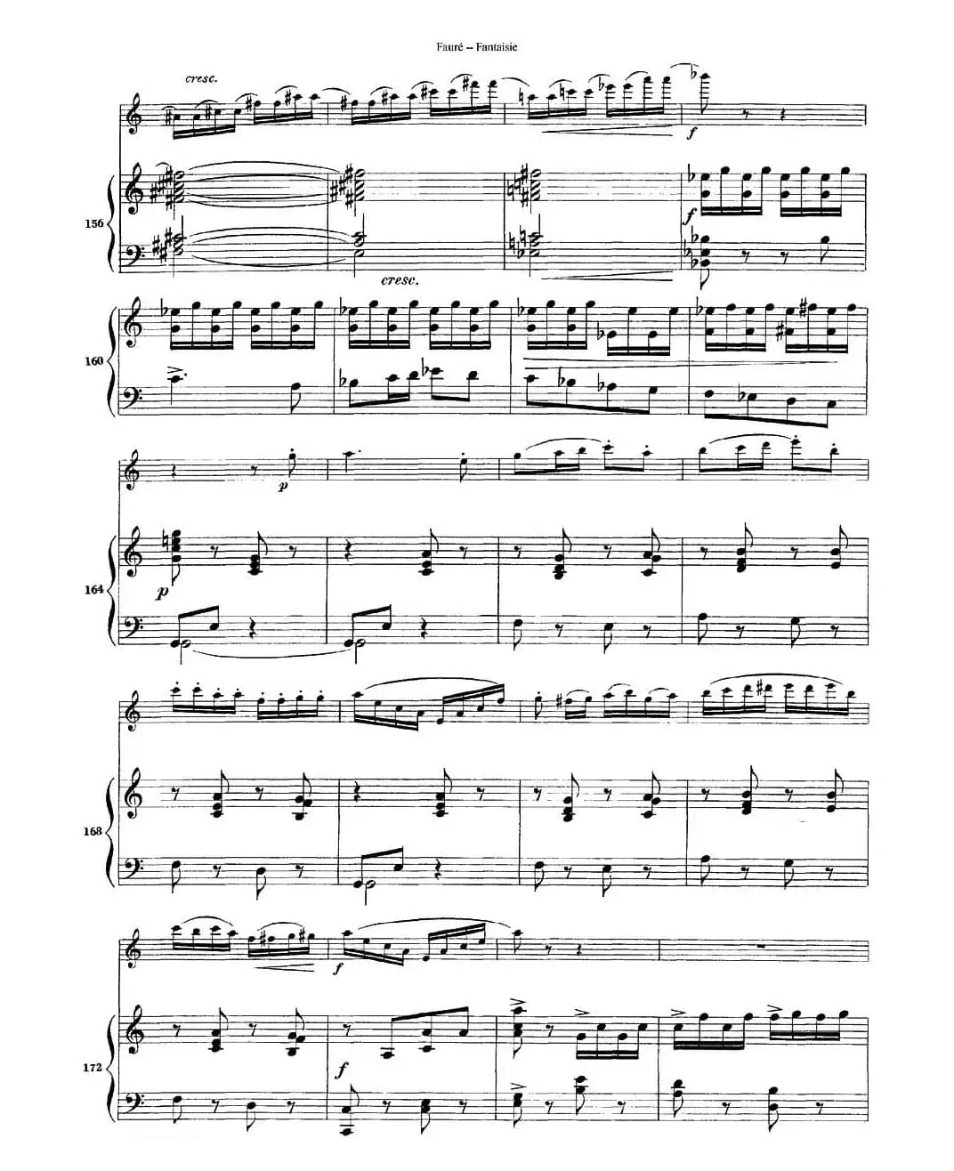 Fantaisie Op.79（幻想曲 作品79号）（长笛+钢琴伴奏）