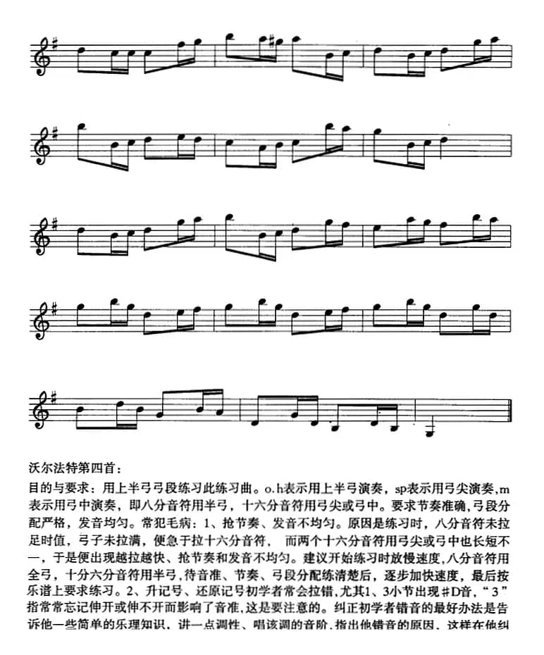 沃尔法特第四练习曲