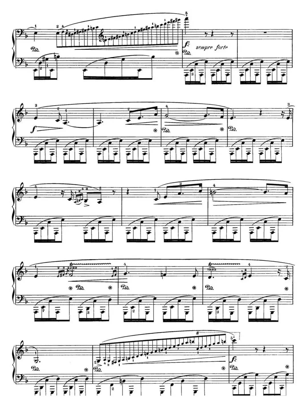 肖邦 24首钢琴前奏曲 Op.28 No.24 D小调