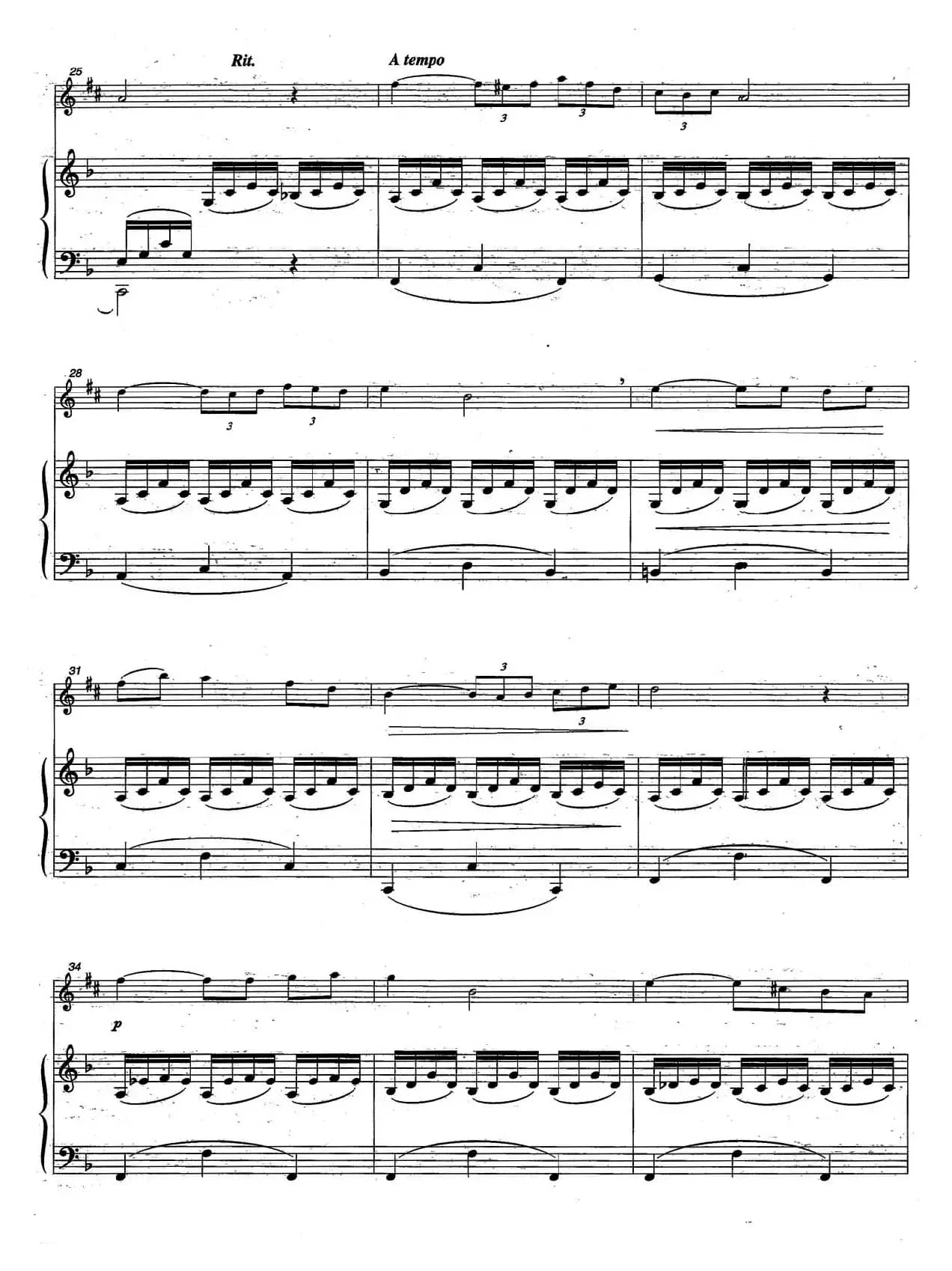 Andante sostenuto（中音萨克所+钢琴伴奏）