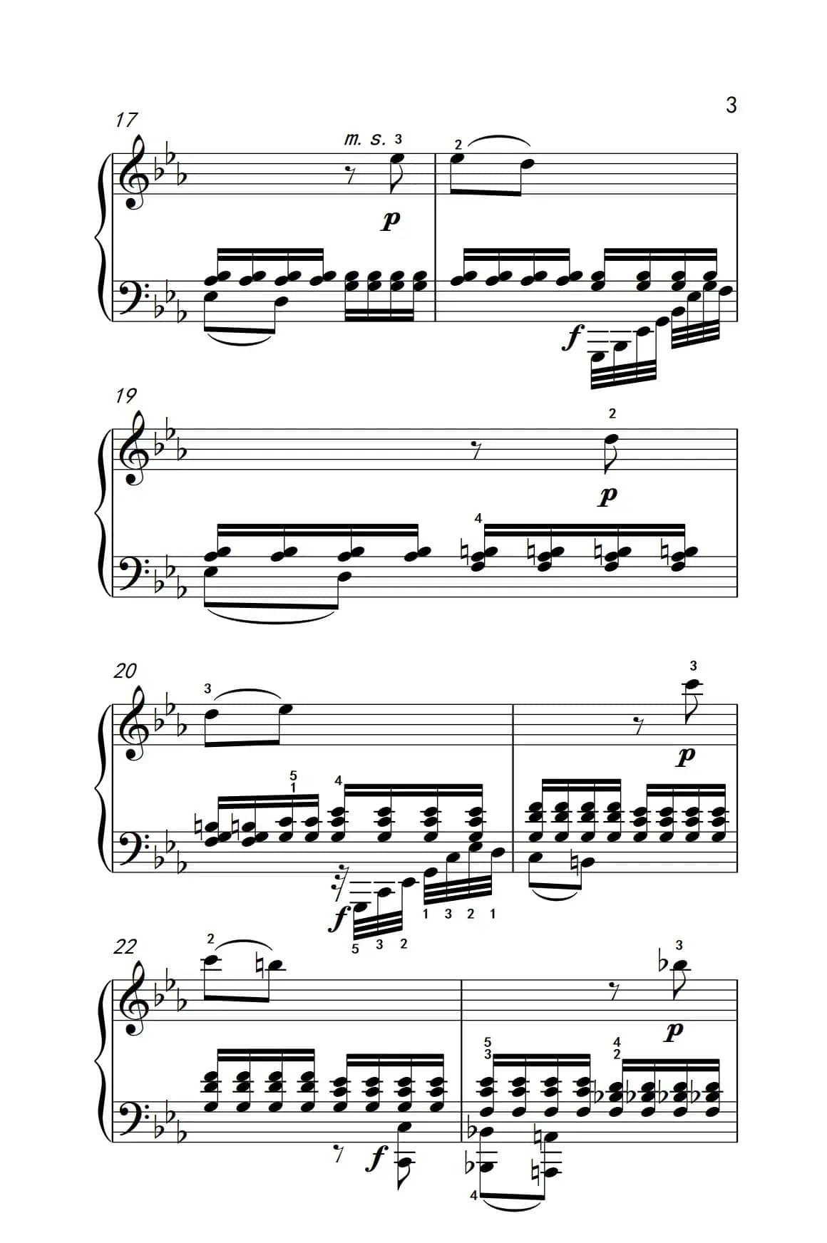 奏鸣曲 Opus 7 第四乐章（贝多芬奏鸣曲集 2）