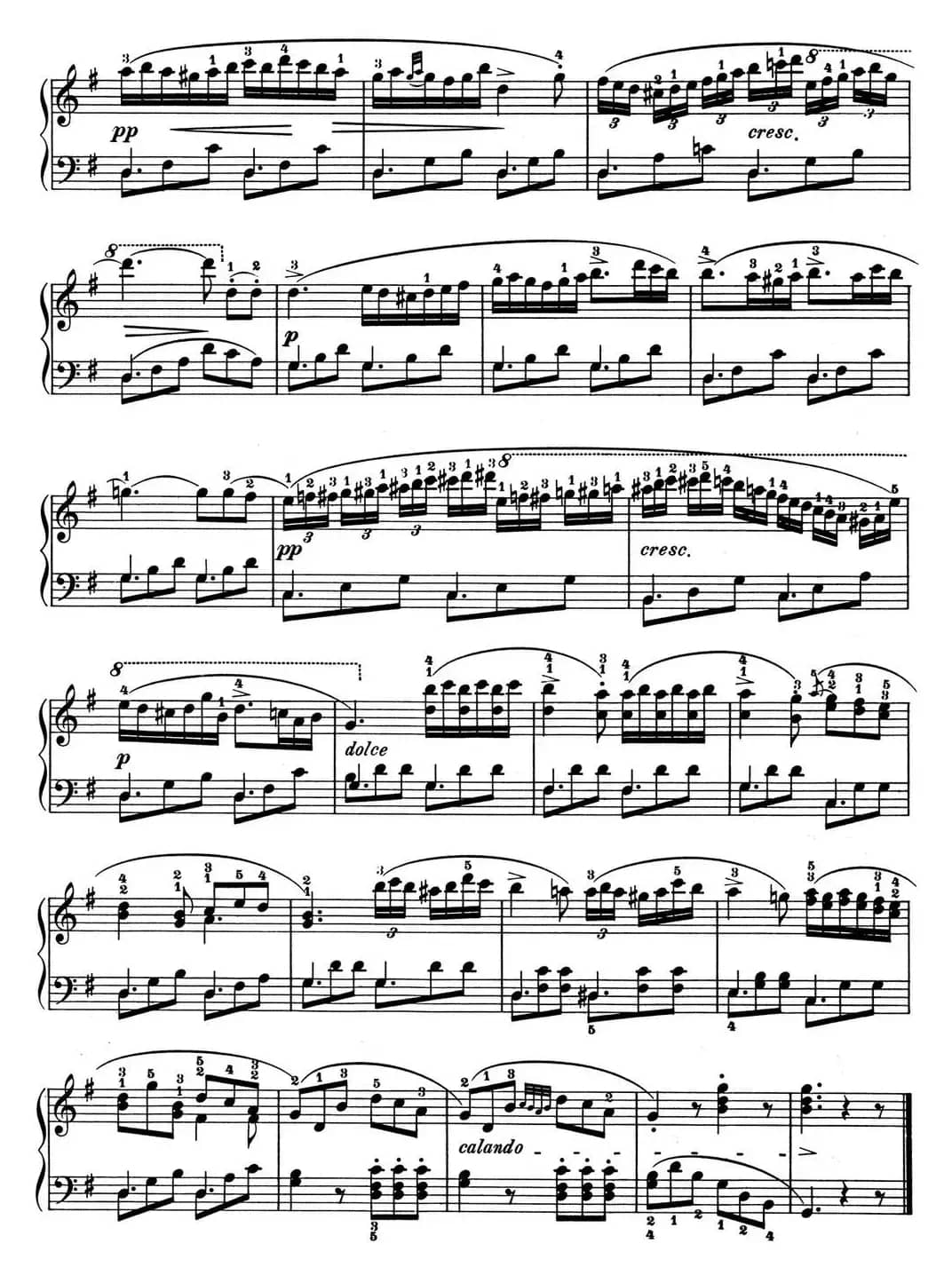 25首车尔尼Op.748练习曲（NO.12）