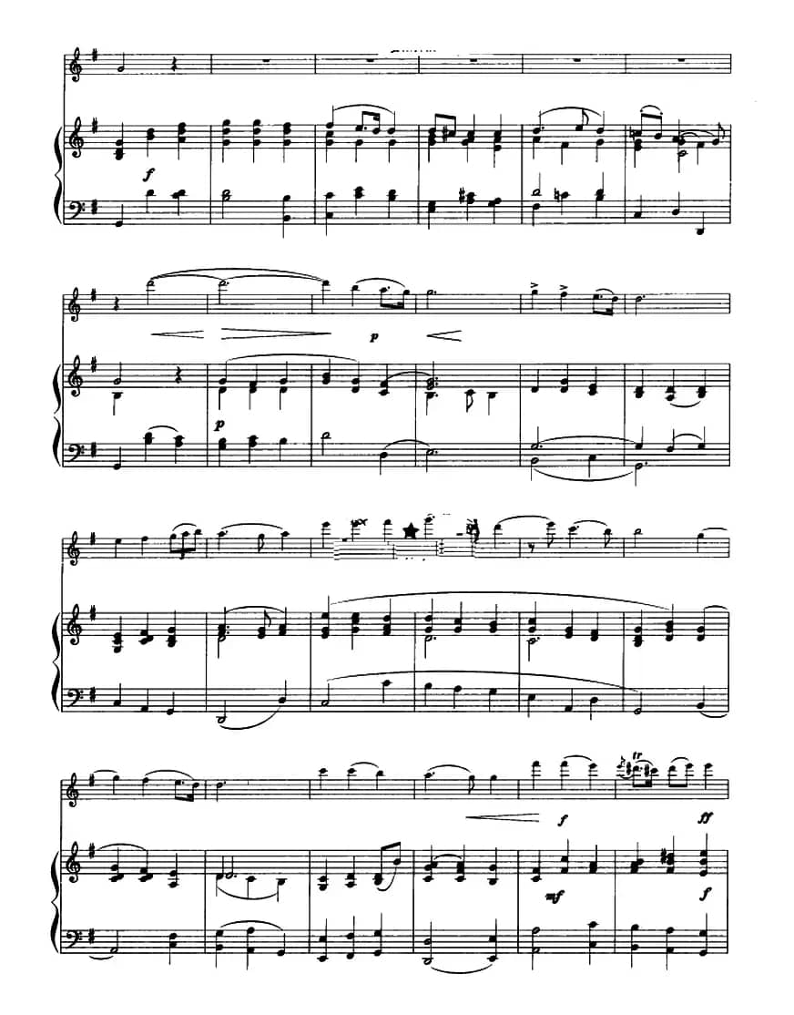 广板（小提琴+钢琴伴奏）