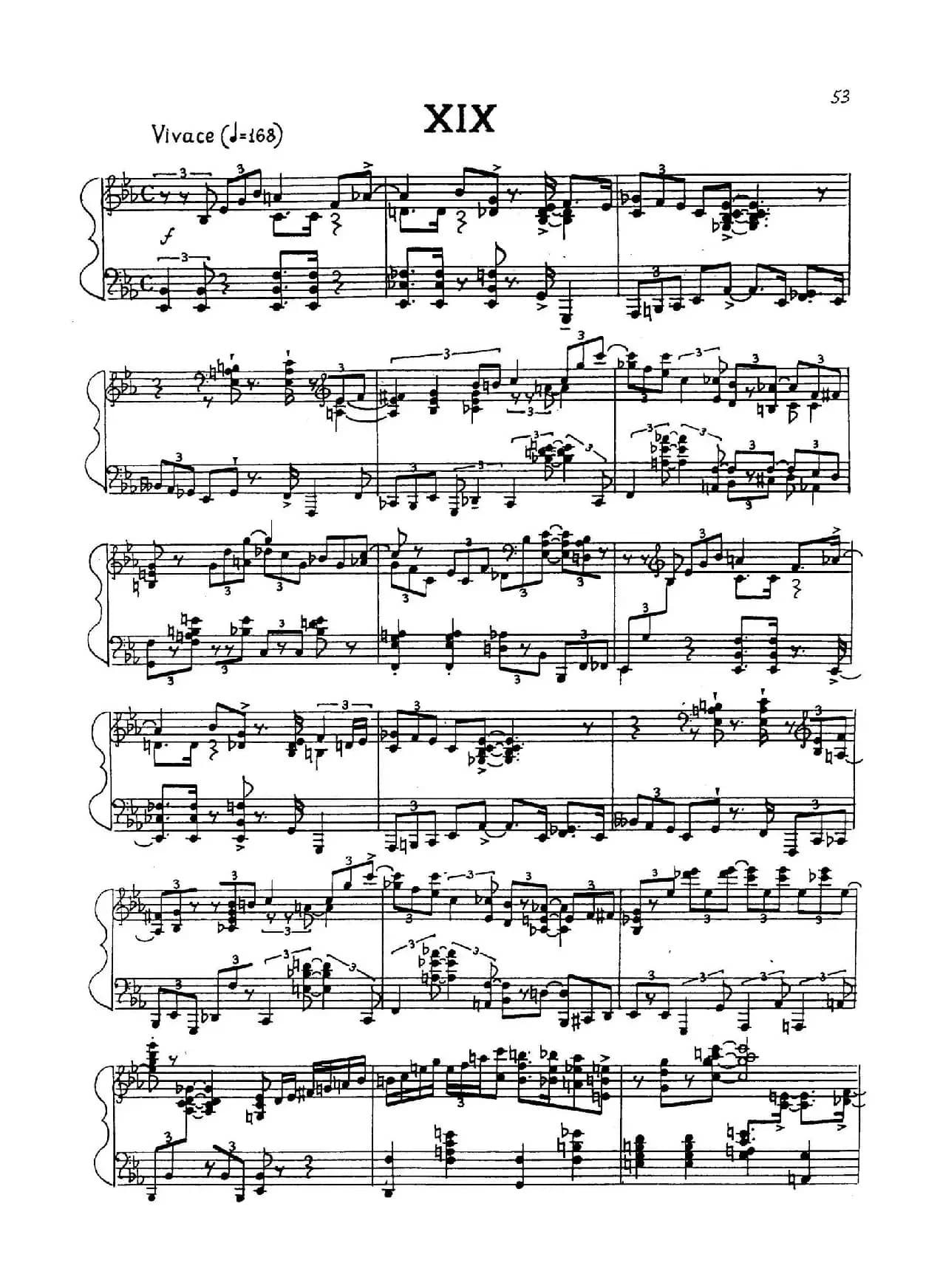 24 Preludes Op.53（24首前奏曲·XIX）