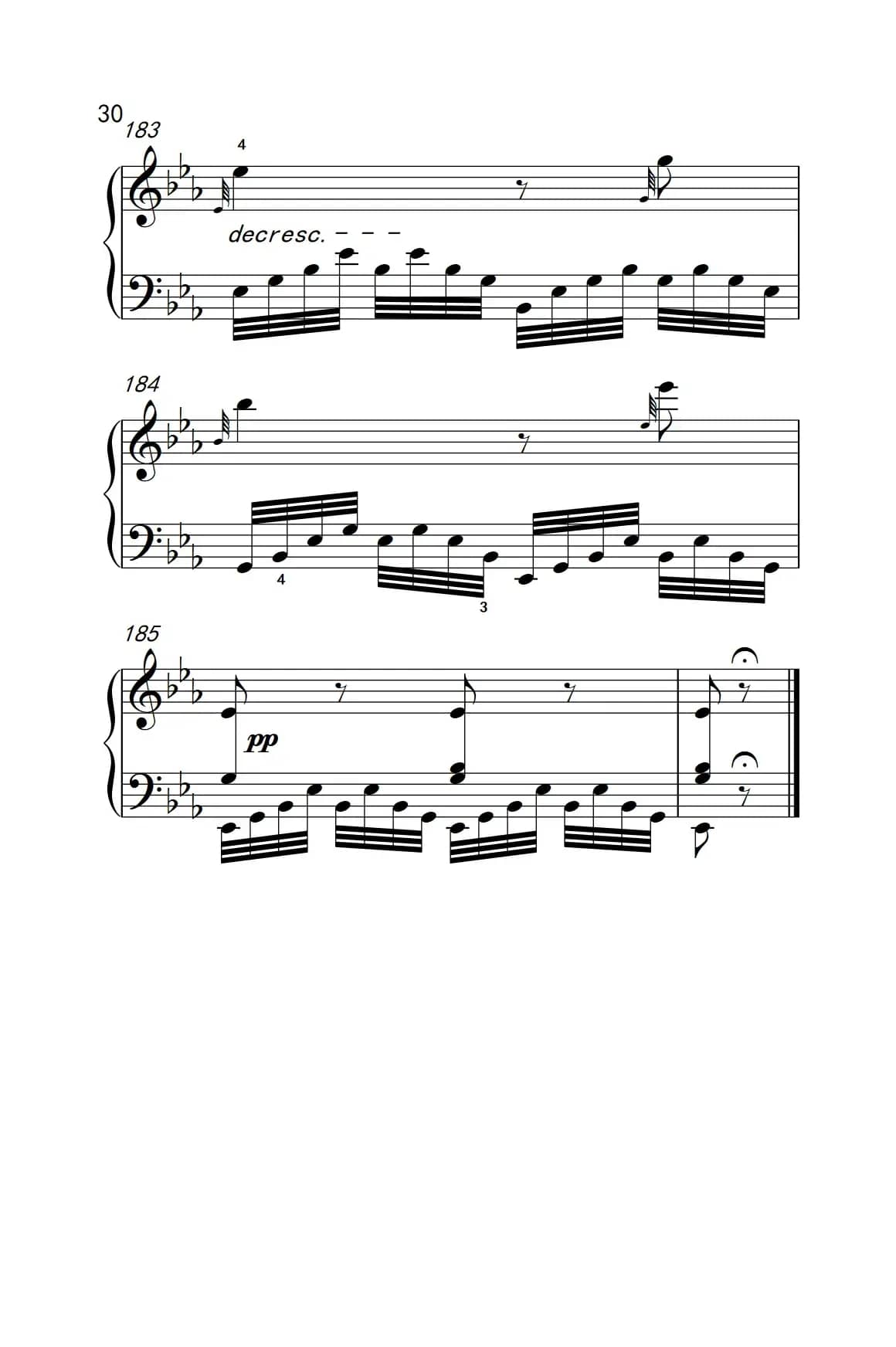 奏鸣曲 Opus 7 第四乐章（贝多芬奏鸣曲集 2）