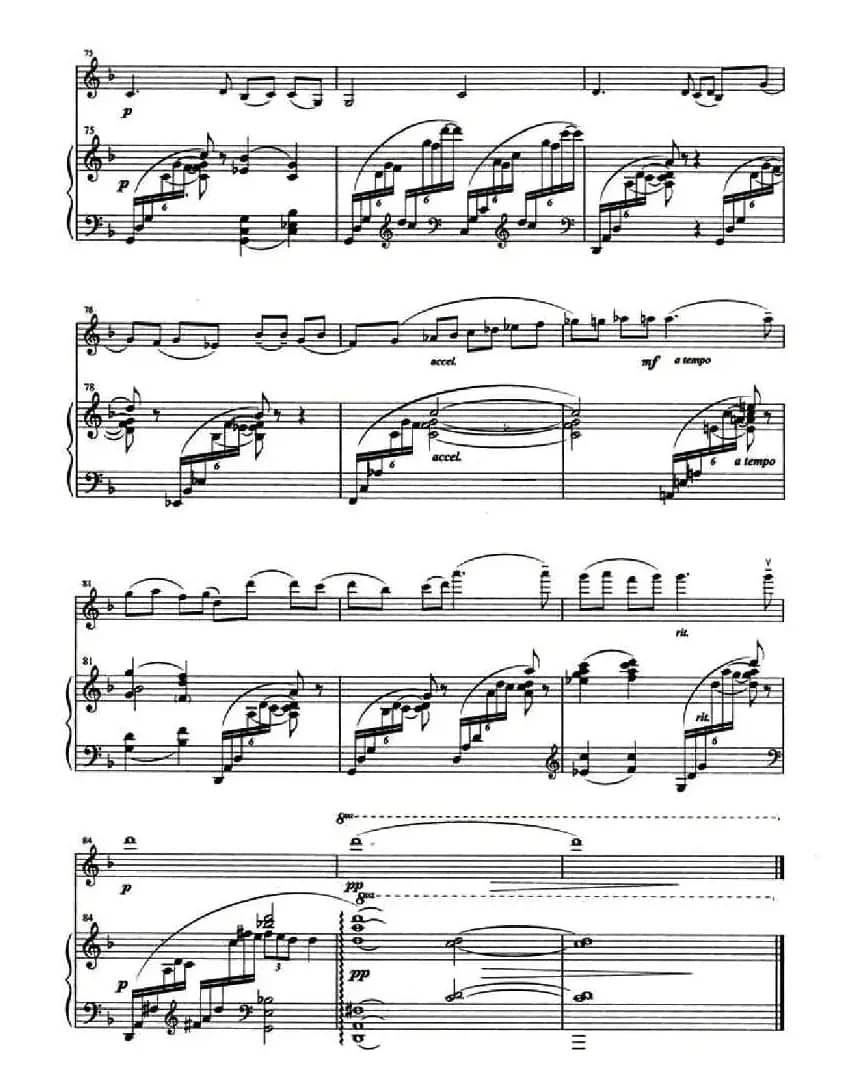 金色的秋天（小提琴+钢琴伴奏）