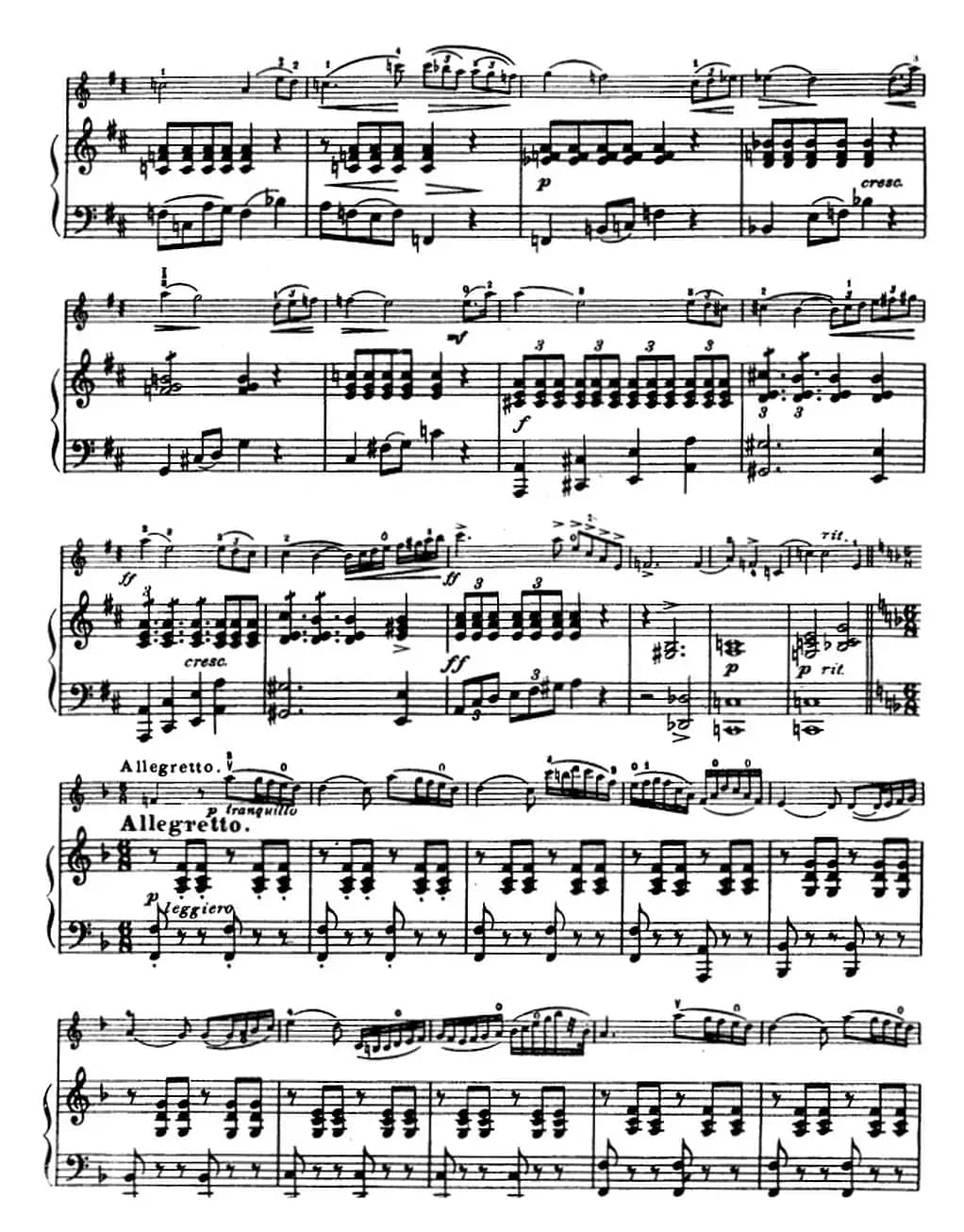 塞茨初级小提琴协奏曲Op.7（D大调学生协奏曲）