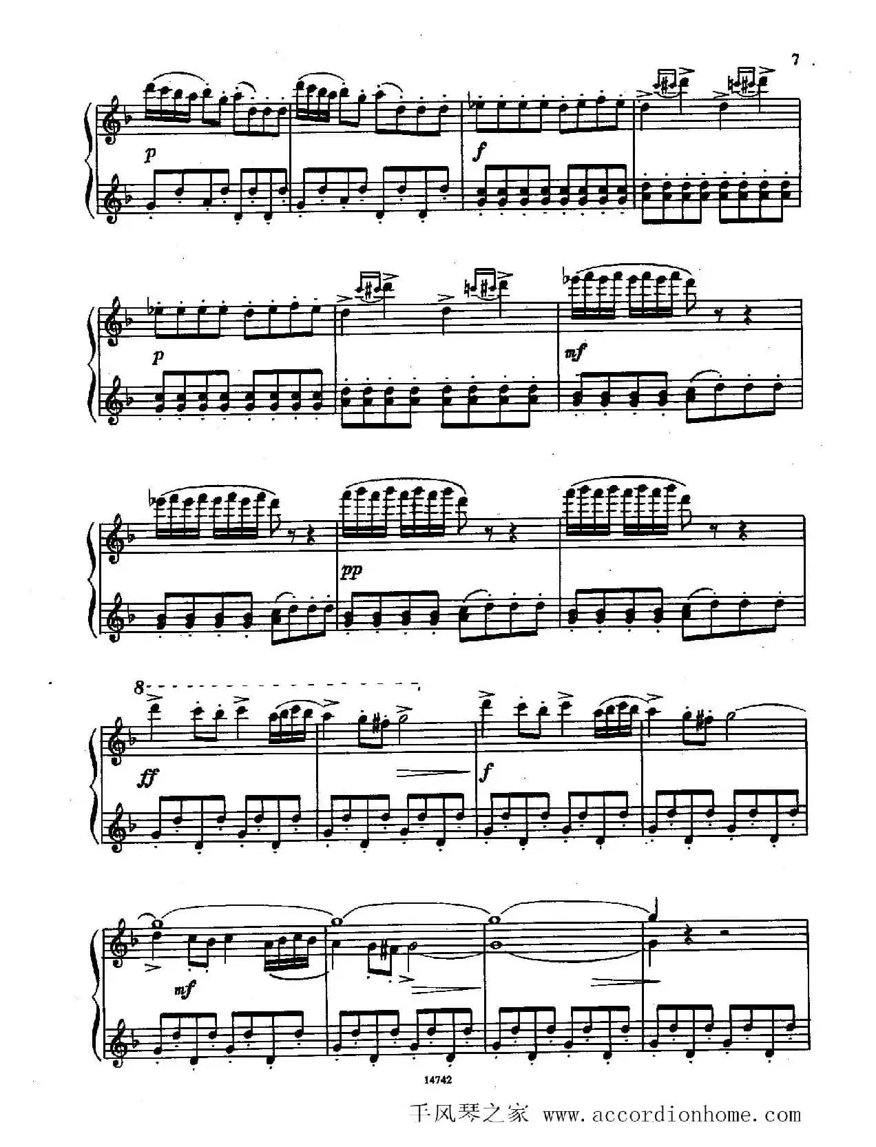 佐罗塔耶夫-六首儿童组曲之一