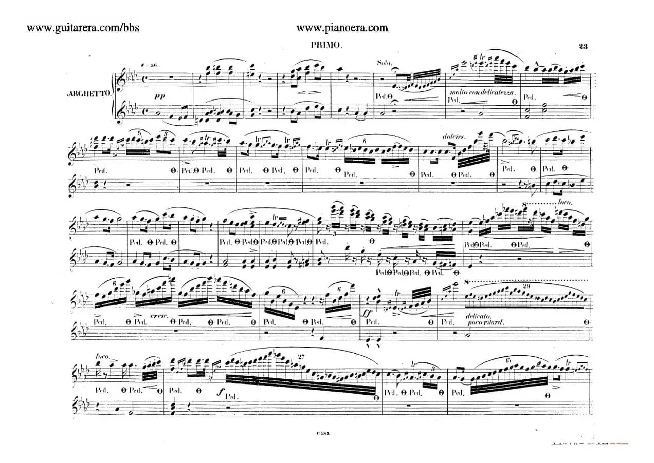 Piano Concerto No.2 in f Minor Op.21（f小调第二钢琴协奏曲·四手联弹版）