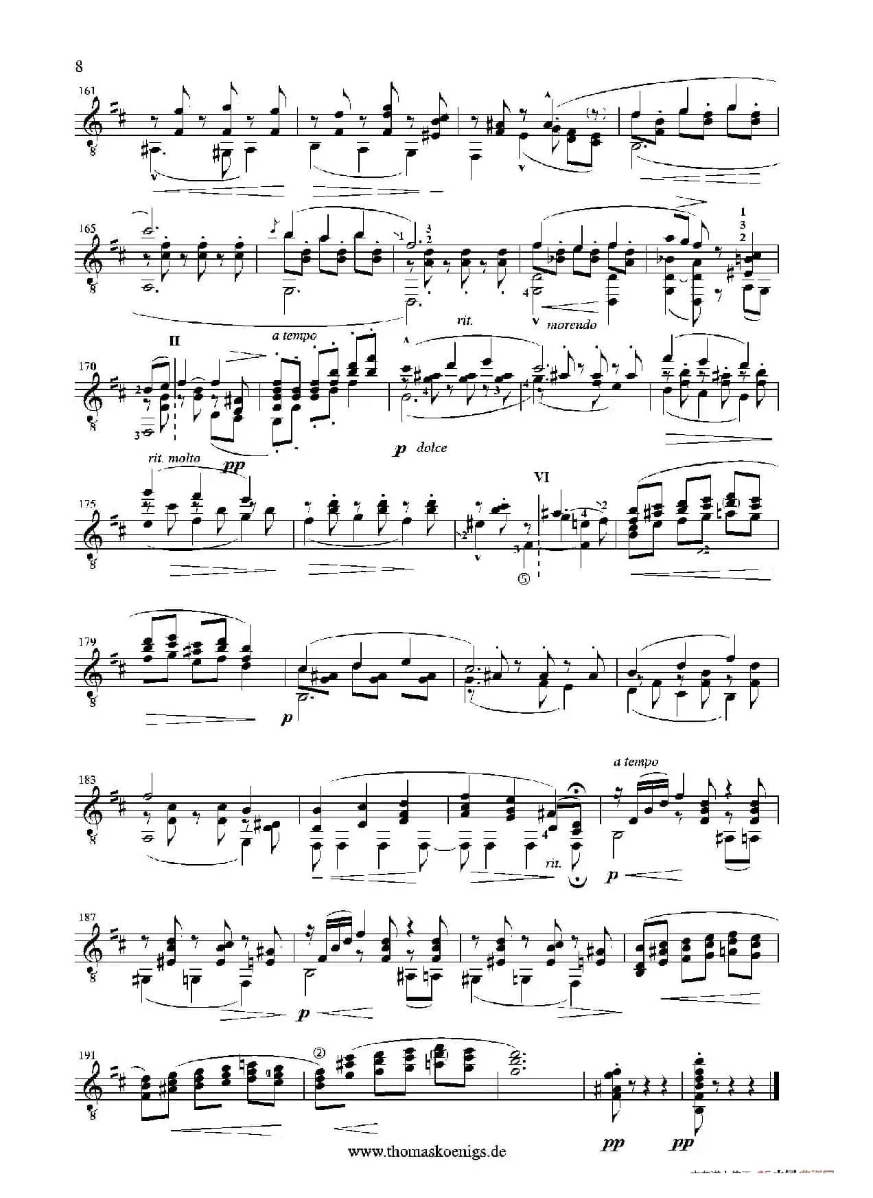 Cordoba op.232 NO.4（古典吉他）