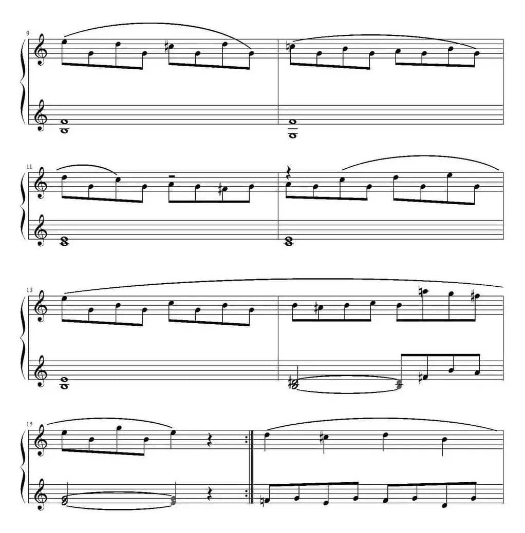 安慰（弗里德里希·布格繆勒Op.100，No.13）