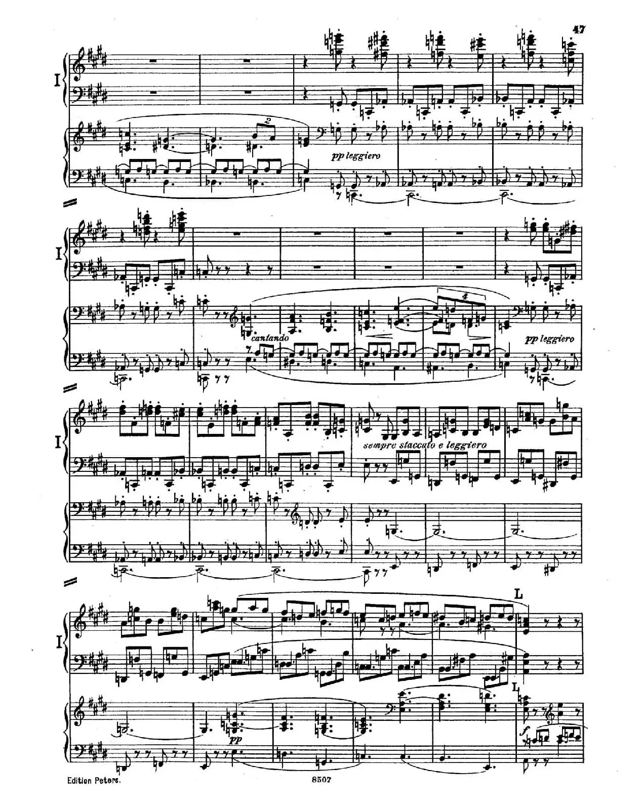 Piano Concerto in E Major Op.59(E大调钢琴协奏曲·双钢琴·第三乐章)