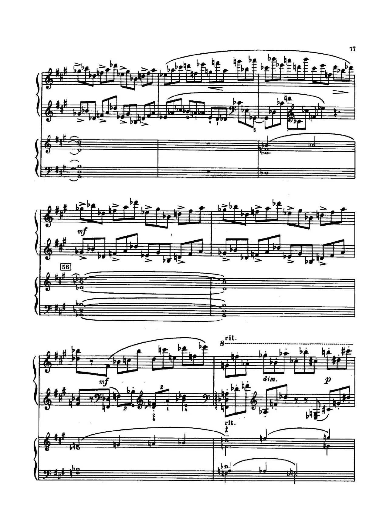 升f小调第一钢琴协奏曲 Op.1（双钢琴版）