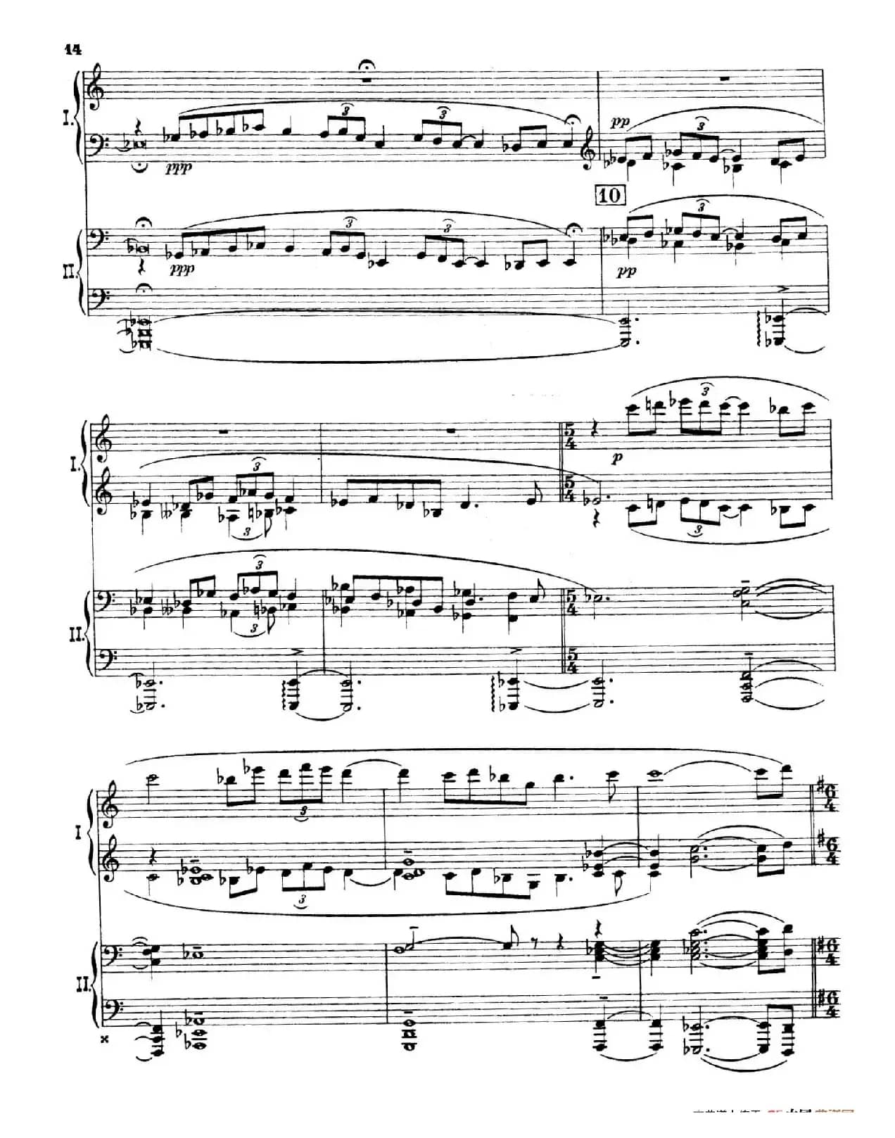 The Pines of Rome（交响诗《罗马的松树》·双钢琴）（第二部分：卡塔科巴墓地的松树）