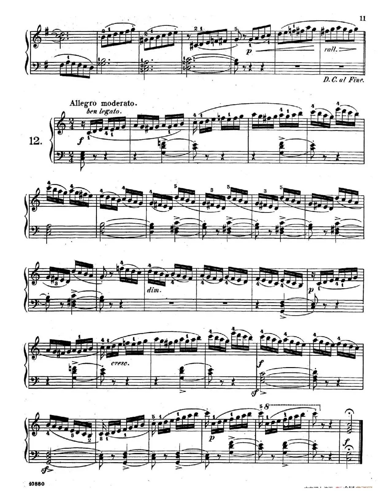 Etudes Enfantines Op.37（儿童钢琴练习曲 第11——14首）