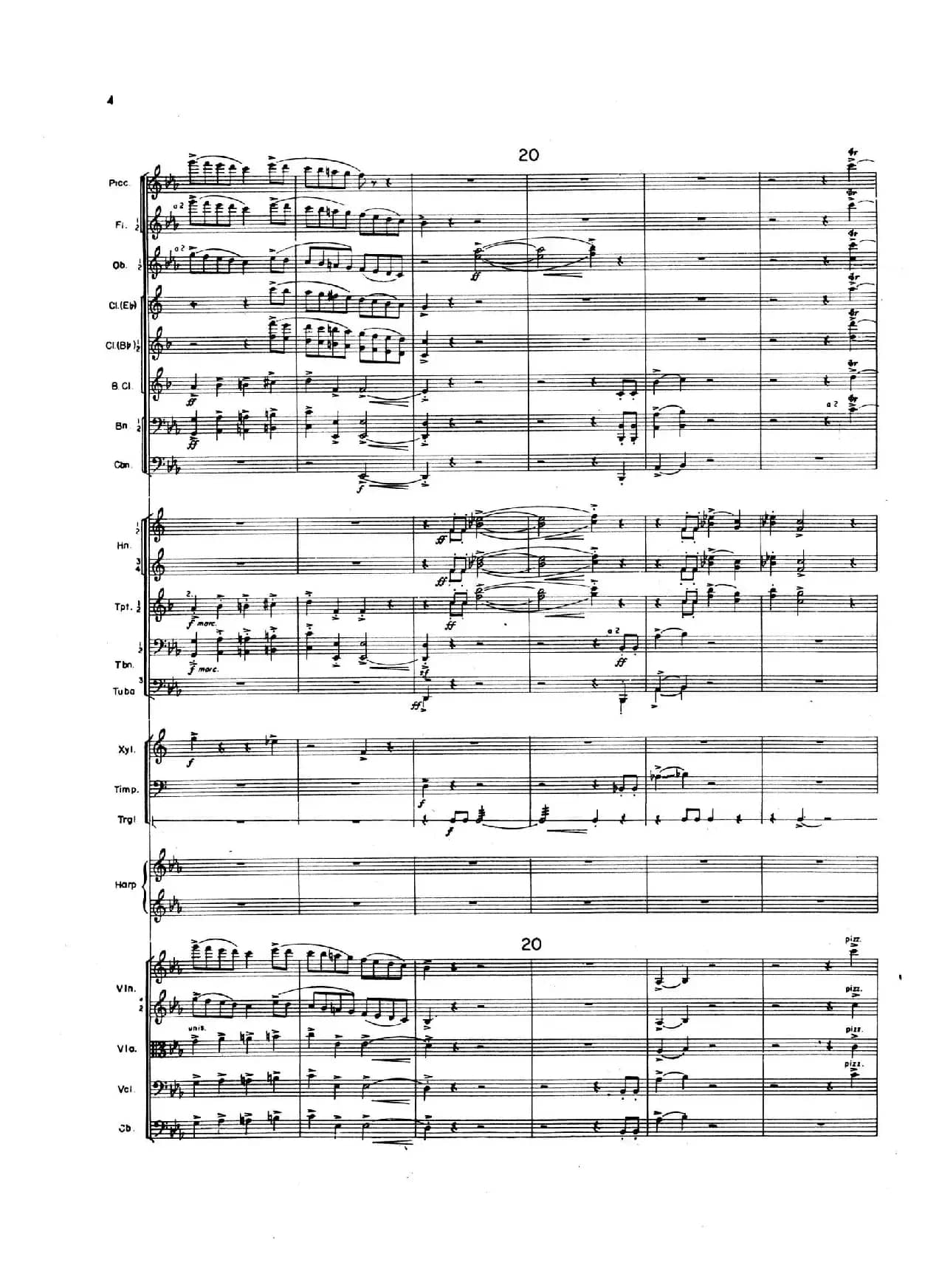 OVERTURE TO CANDIDE（《坎迪德》序曲）（交响乐总谱）