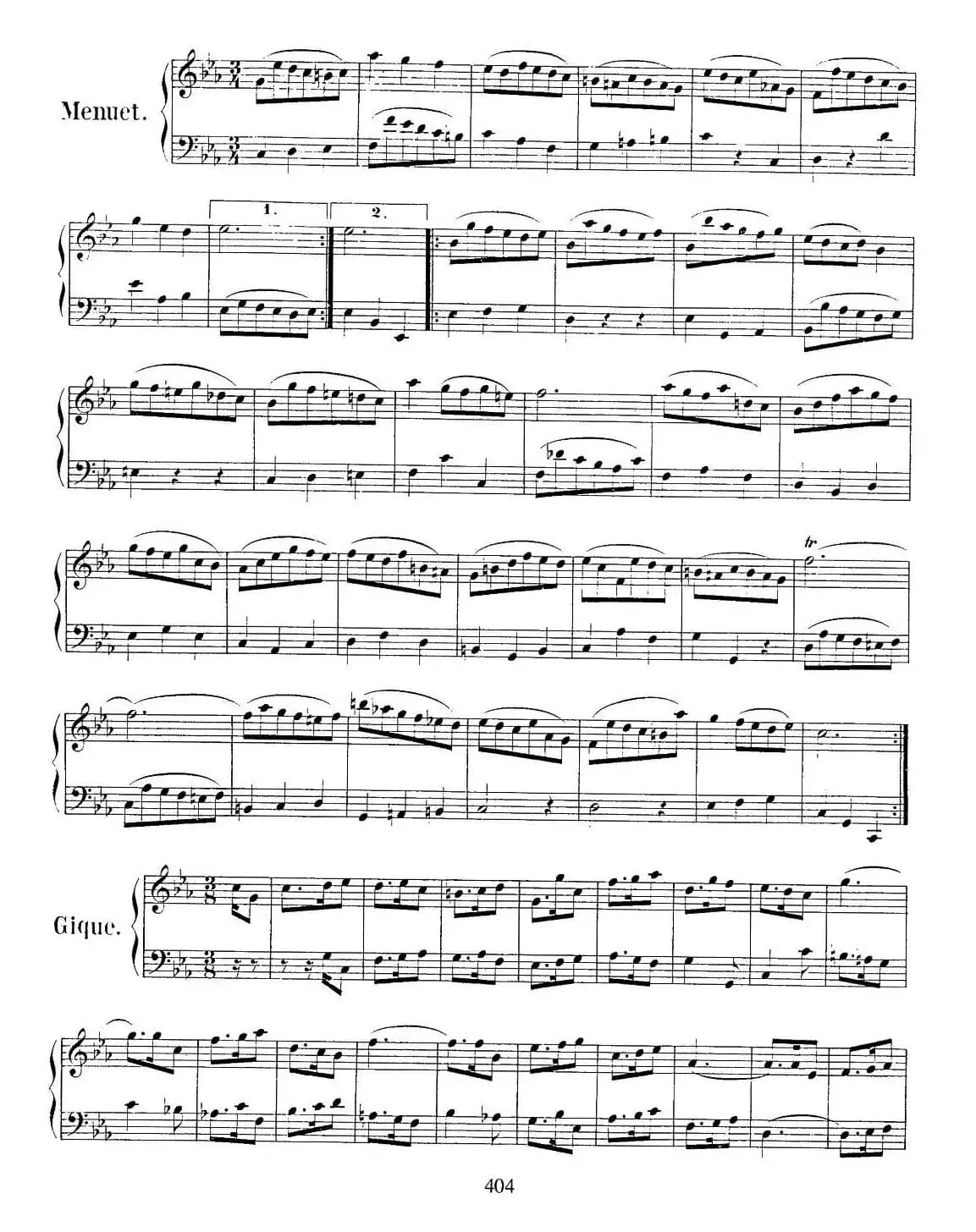 法国组曲之二：c小调