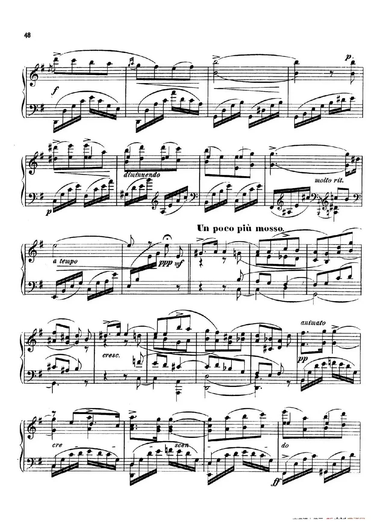 24 Characteristic Pieces Op.36（24首性格小品·10）