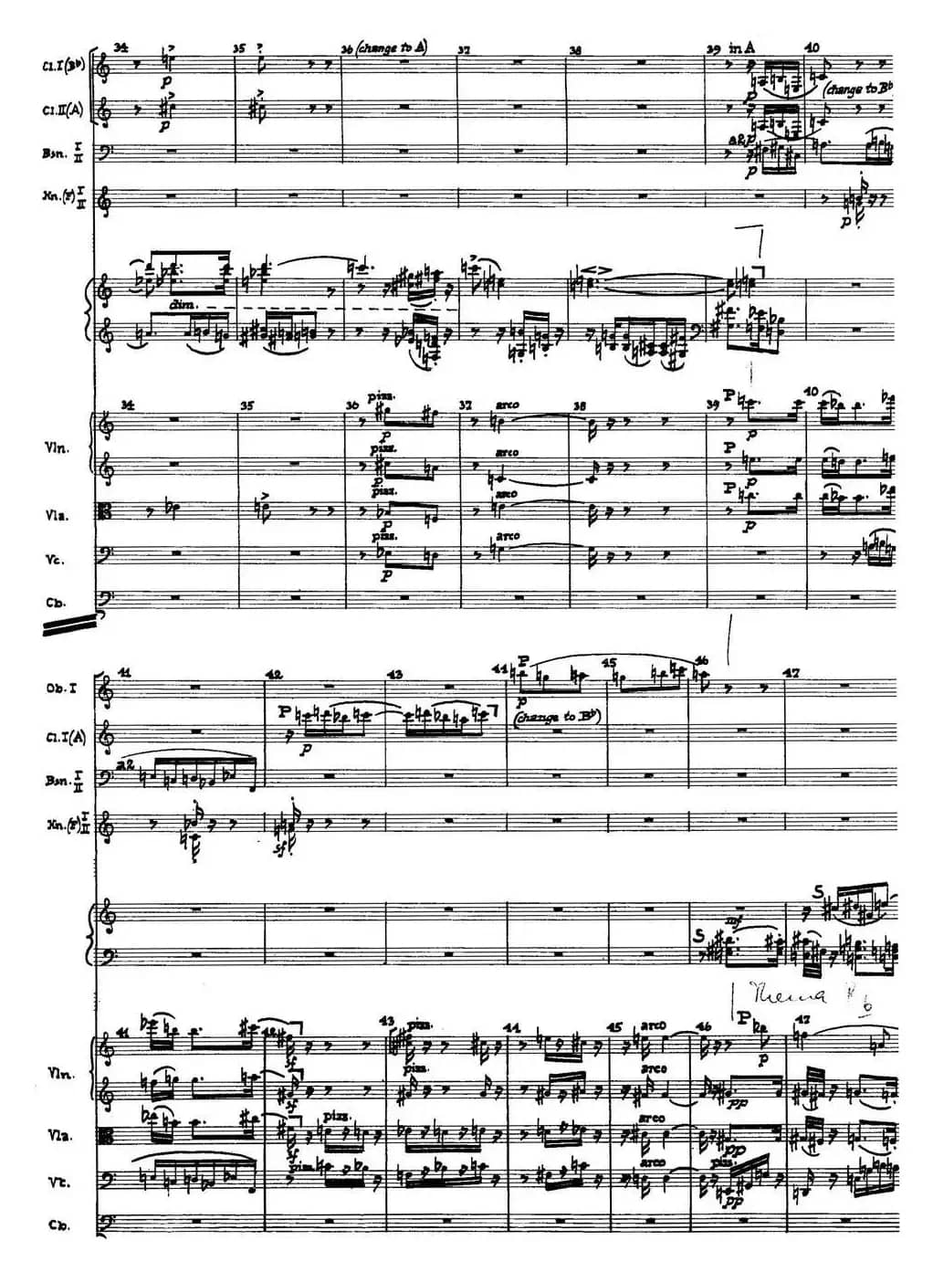 Piano Concerto Op.42（钢琴协奏曲总谱P1-34）