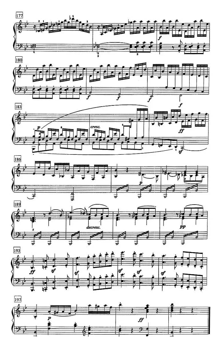 钢琴教程第七级 大型乐曲（降B大调奏鸣曲 Op.22 第一乐章）