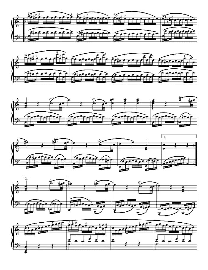 小星星变奏曲（寒风制谱版）