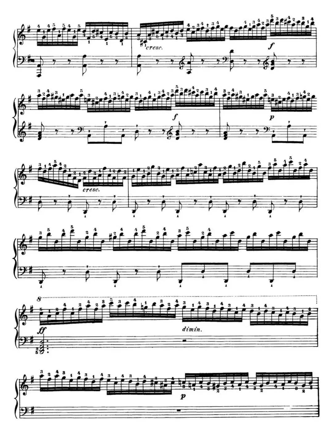 40首车尔尼Op.299钢琴快速练习曲（NO.16）