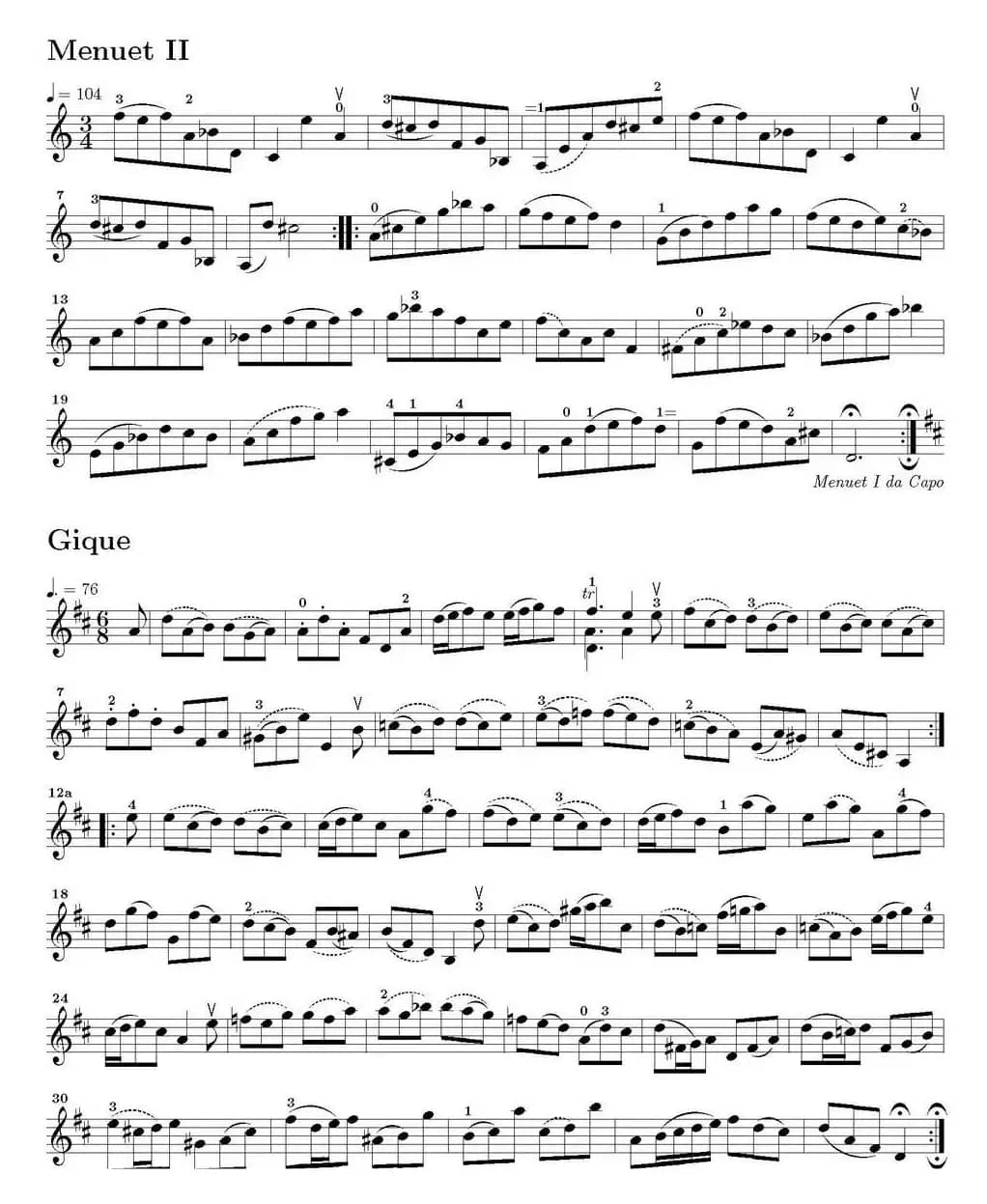 Six Suite Violincello Solo senza Basso(Suite I)(6首无伴奏大提琴组曲·Ⅰ)