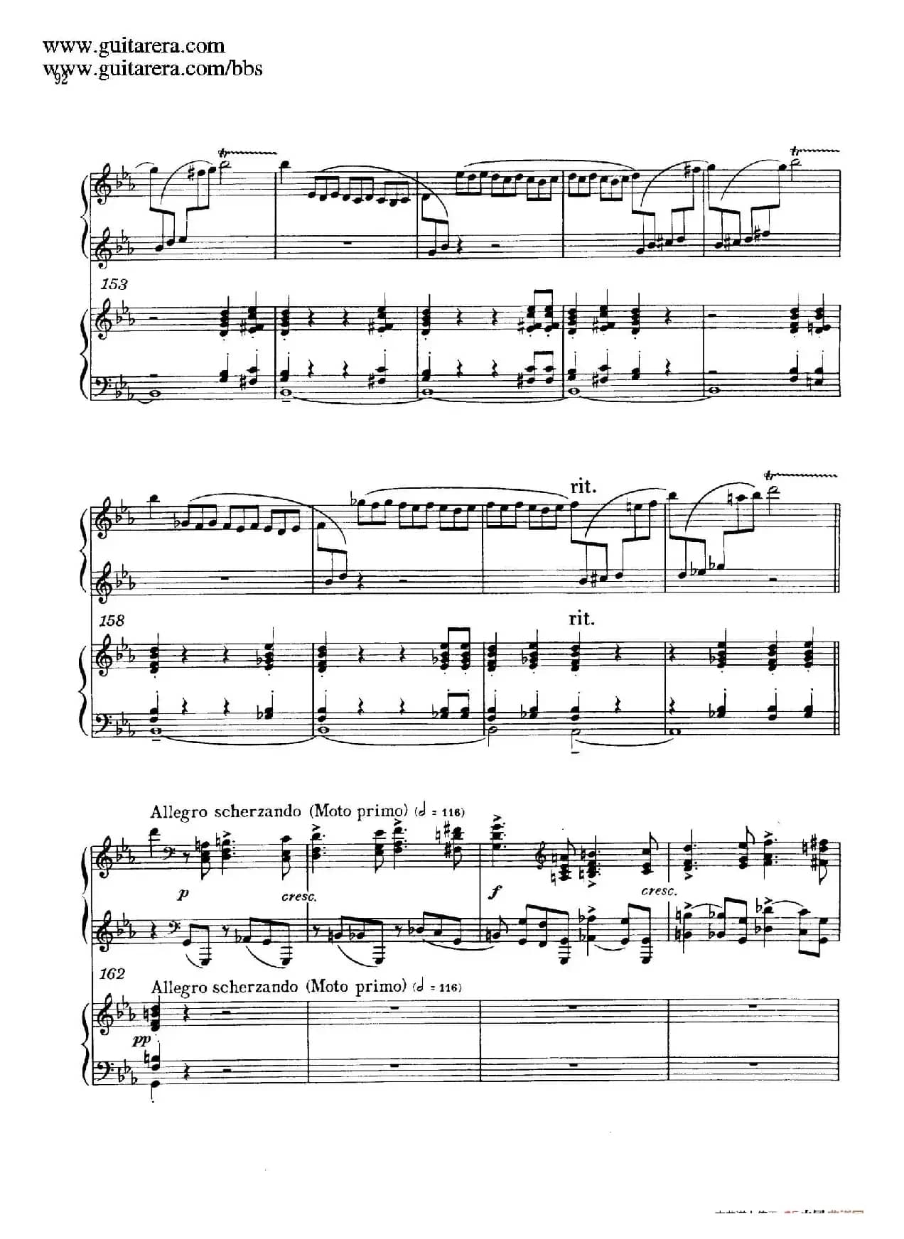 c小调第二钢琴协奏曲 Op.18(双钢琴·第三乐章)