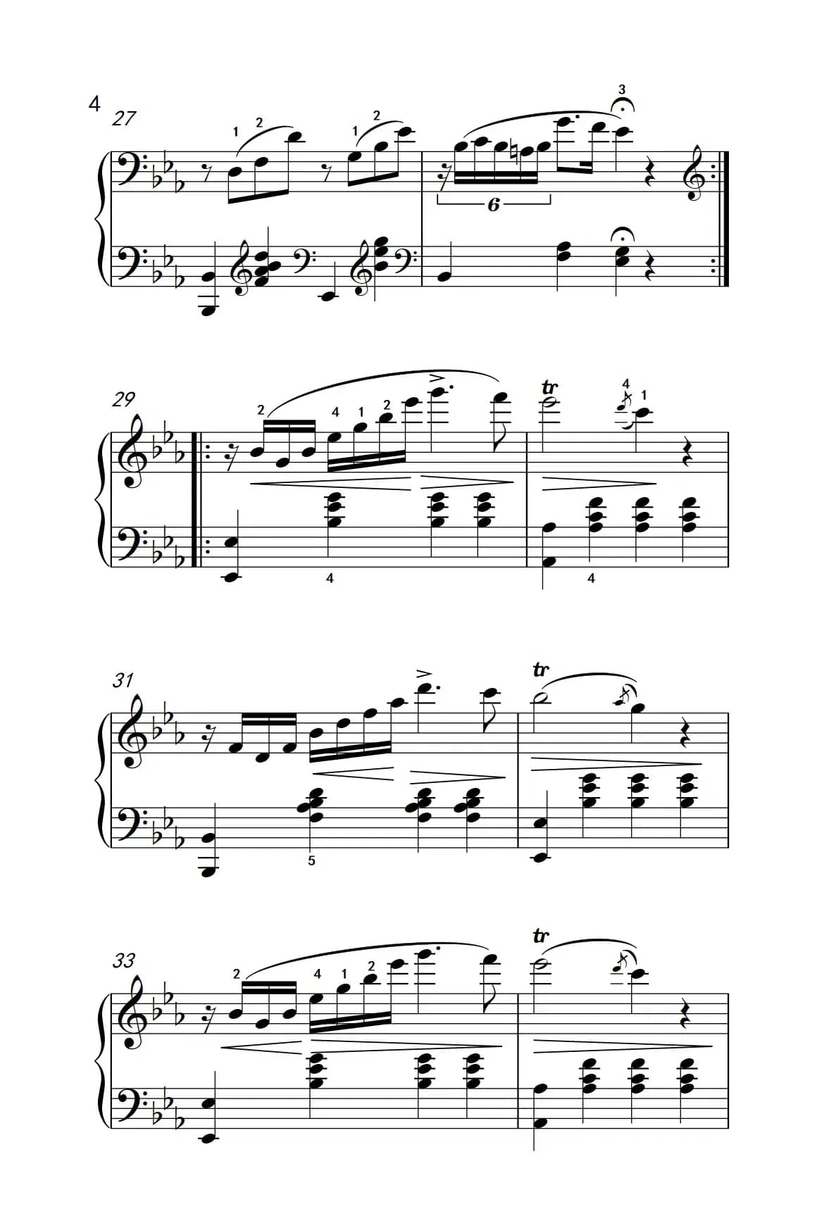 少女的祈祷（老年大学 钢琴教程 3）