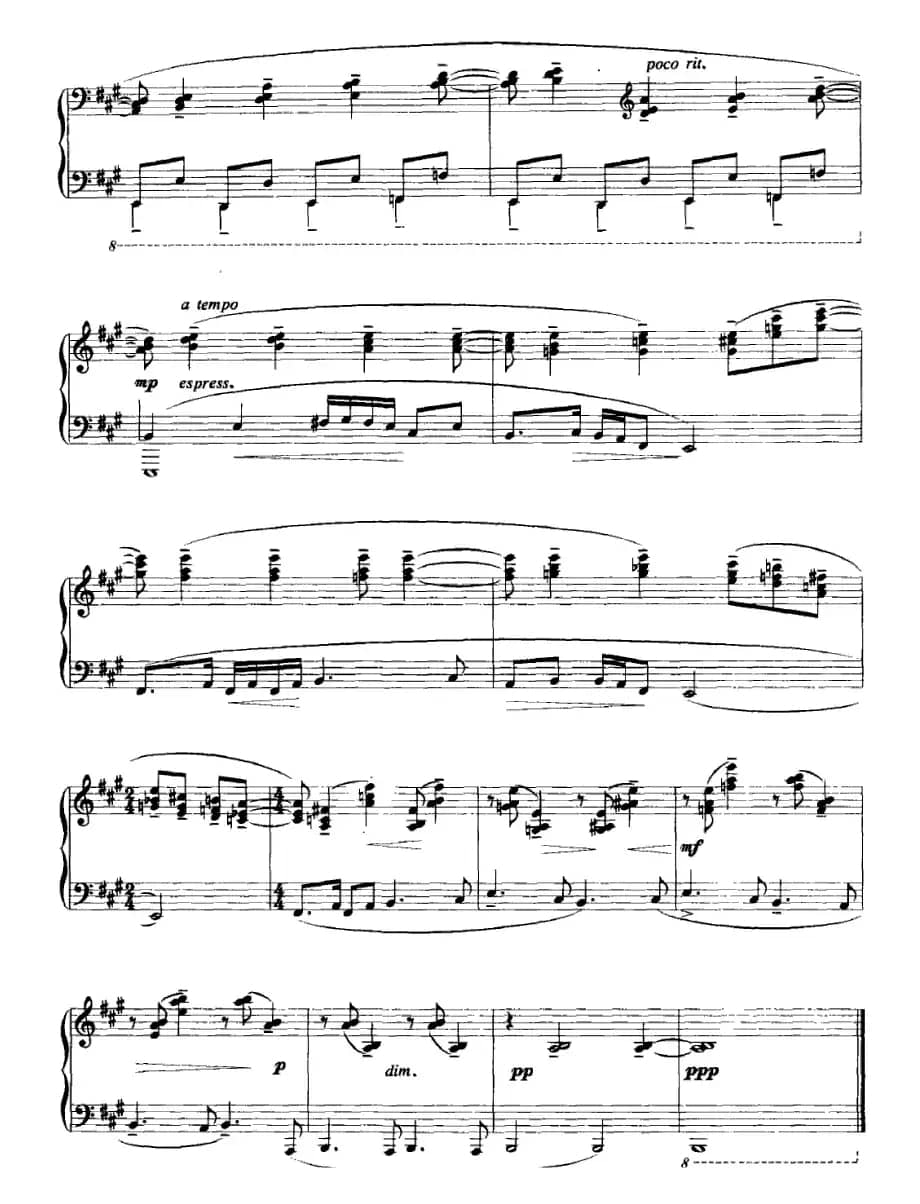 云南民歌改编钢琴曲：红河波浪