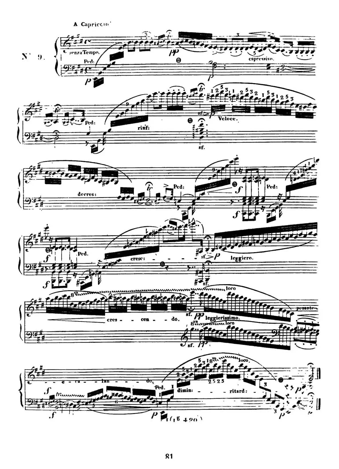 24 Exercices et Preludes Op.21（24首前奏练习曲·9）