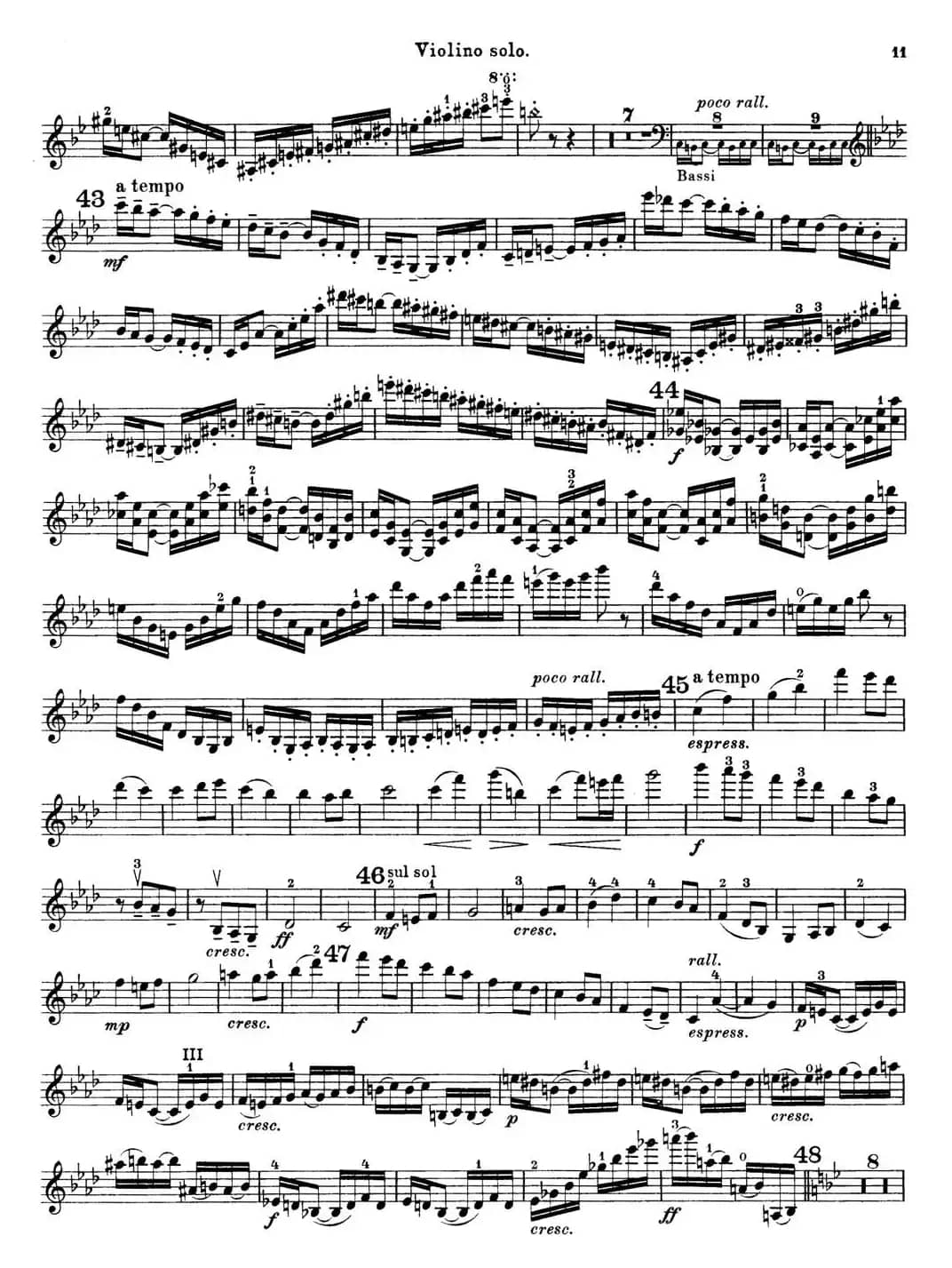 第3号小提琴协奏曲 Op.99（violin concerto no.3）